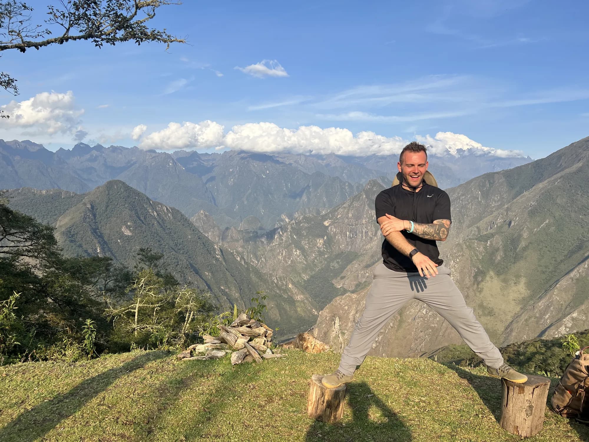 Brandon at Machu Picchu